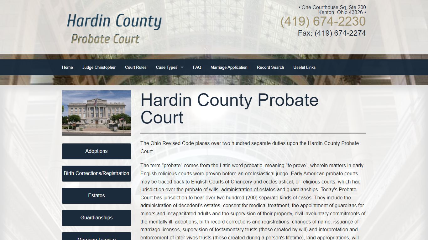 Hardin County Probate Court